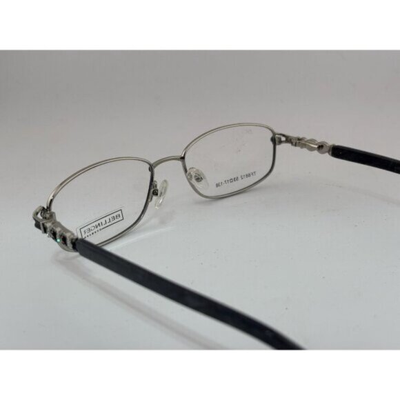 BELLINGER DENMARK TF8812 53-17-138 Black Marble Silver Bedazzled Glasses Frames - Picture 3 of 8